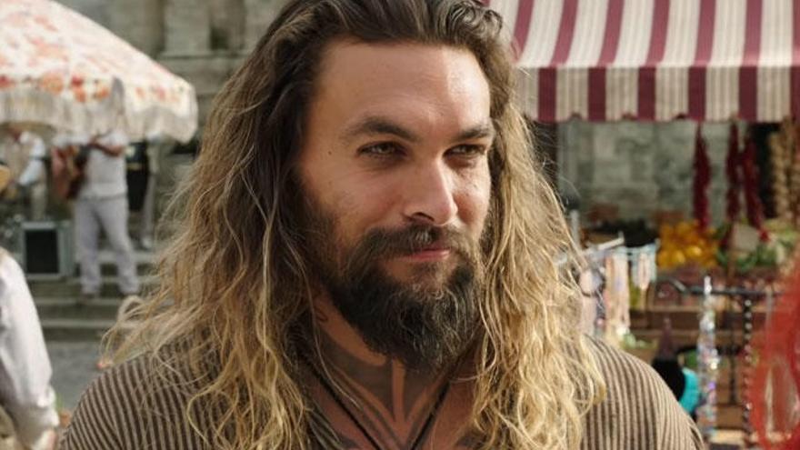 Jason Momoa como Aquaman.