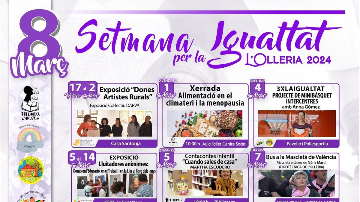 L'Olleria presenta una nueva edición de la Semana por la Igualdad