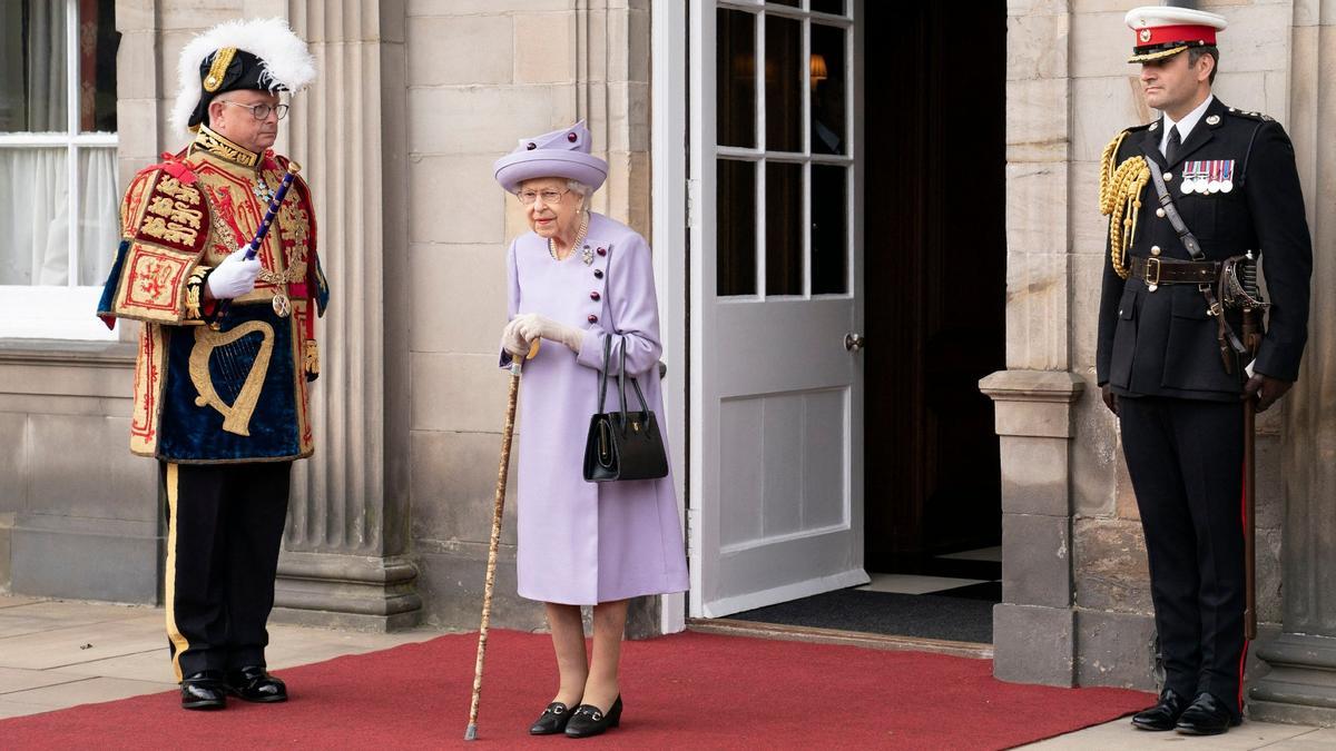 Isabel II de Inglaterra, durante un acto en Edimburgo en junio de 2022