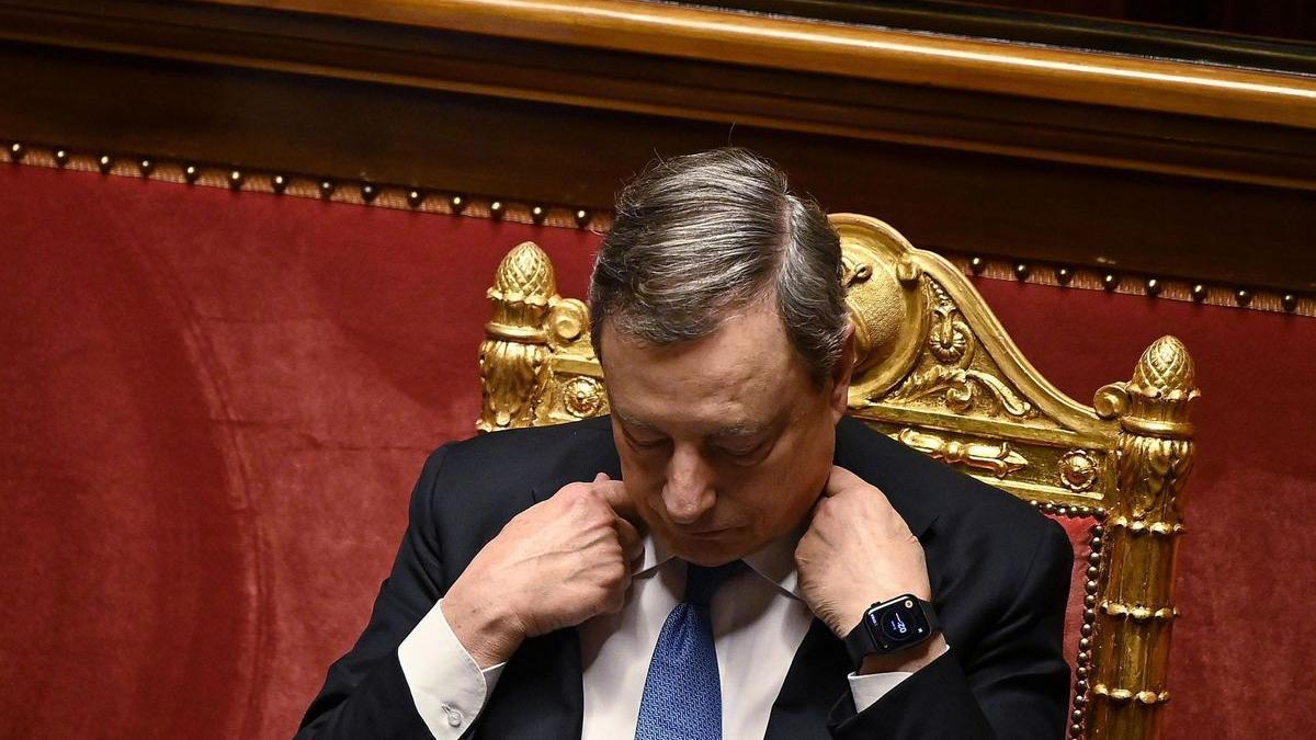 La sombra de Putin planea sobre la dimisión de Draghi.
