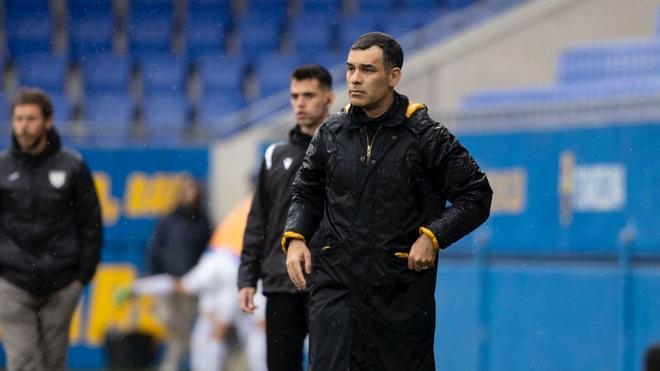 Rafa Márquez, en el Barça Atlètic-Sestao