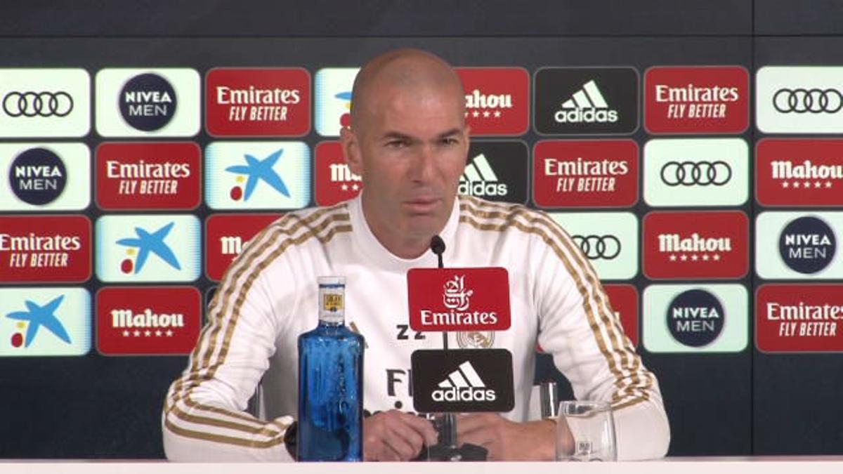 Zidane habló en la previa del Madrid-Valencia