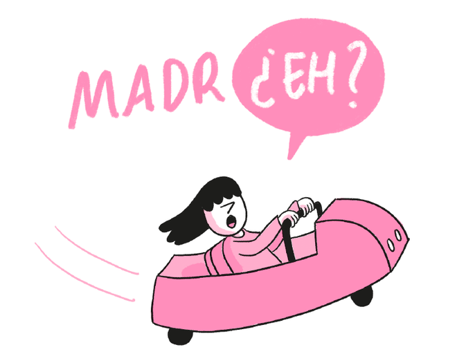 Ilustración de 'Madr¿eh?', de Lyona