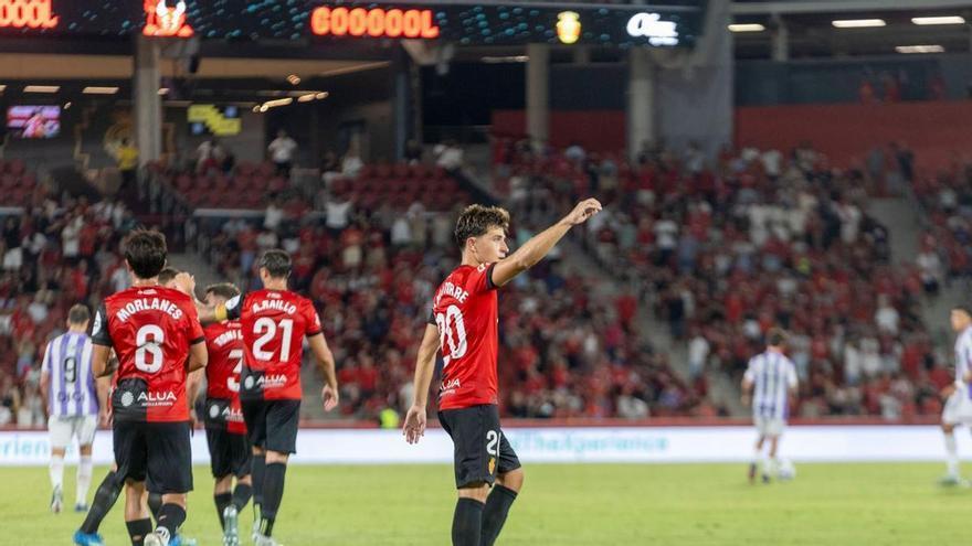 Pablo Torre, feliz tras su gol con el Mallorca: "Estaba siendo un poco difícil"
