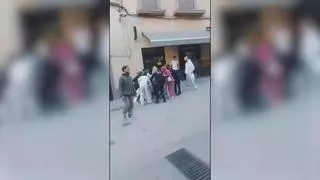 Imágenes de la agresión sufrida por cuatro mujeres musulmanas en Manresa