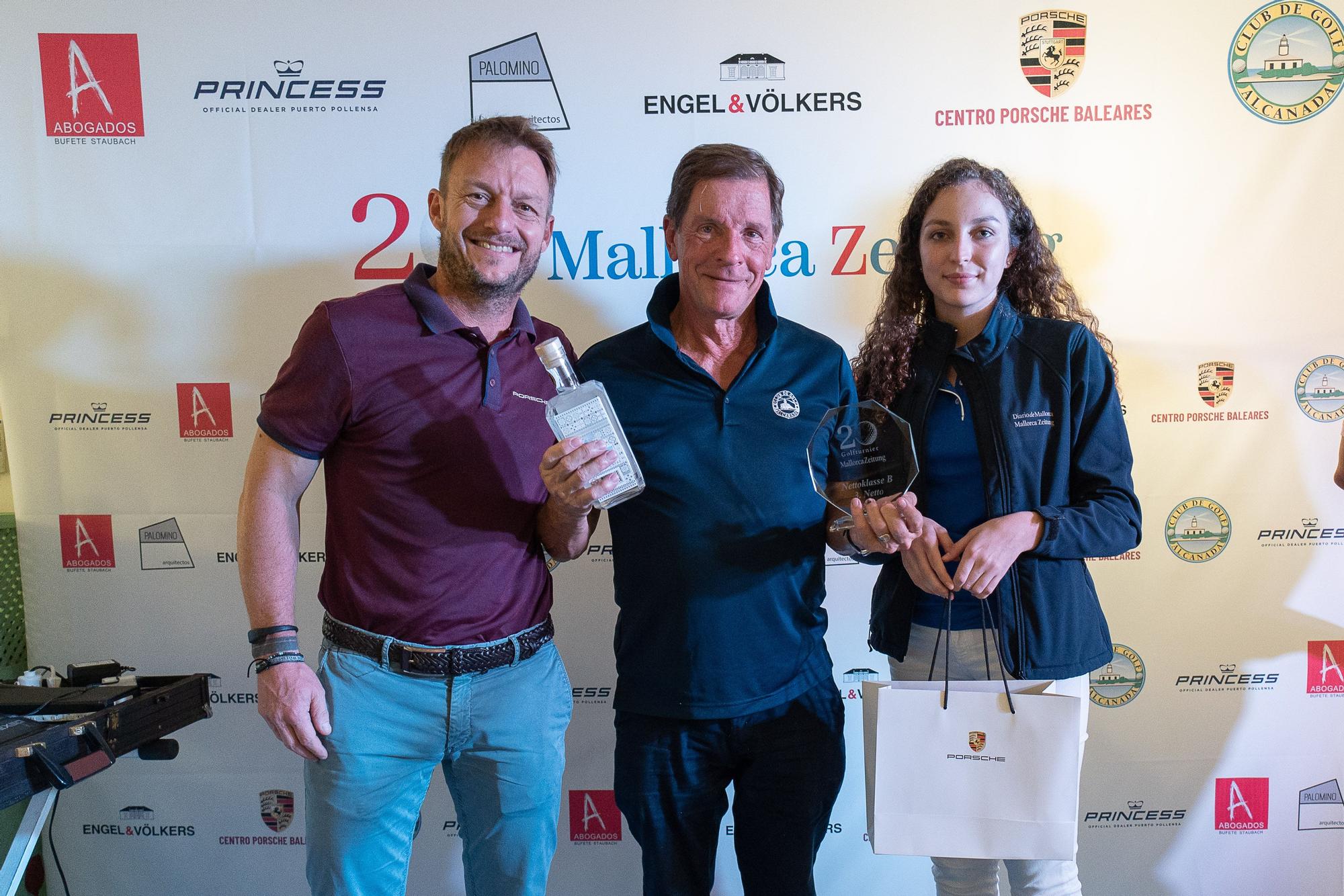 Das 20. Golfturnier der Mallorca - Bilder der Feier und der Preisverleihung