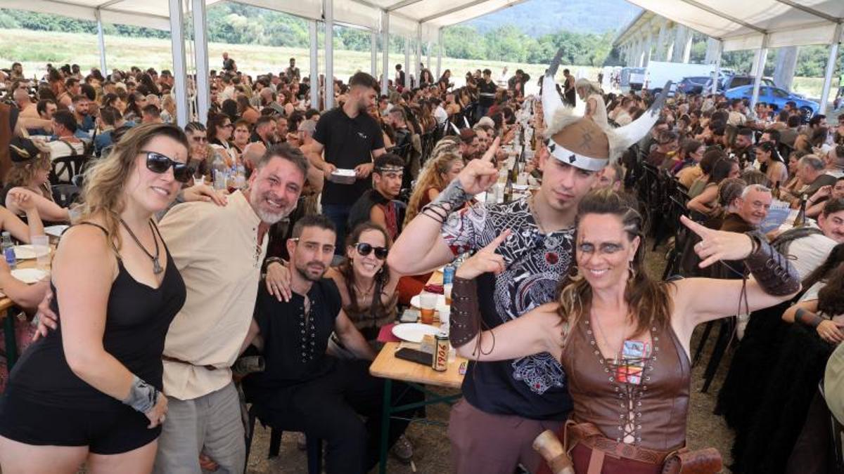 El Xantar Vikingo fue una de las grandes actividades de la Romaría