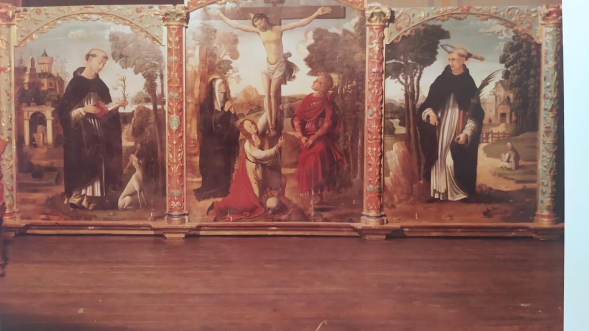Retablo que será instalado en la iglesia de Fermoselle.