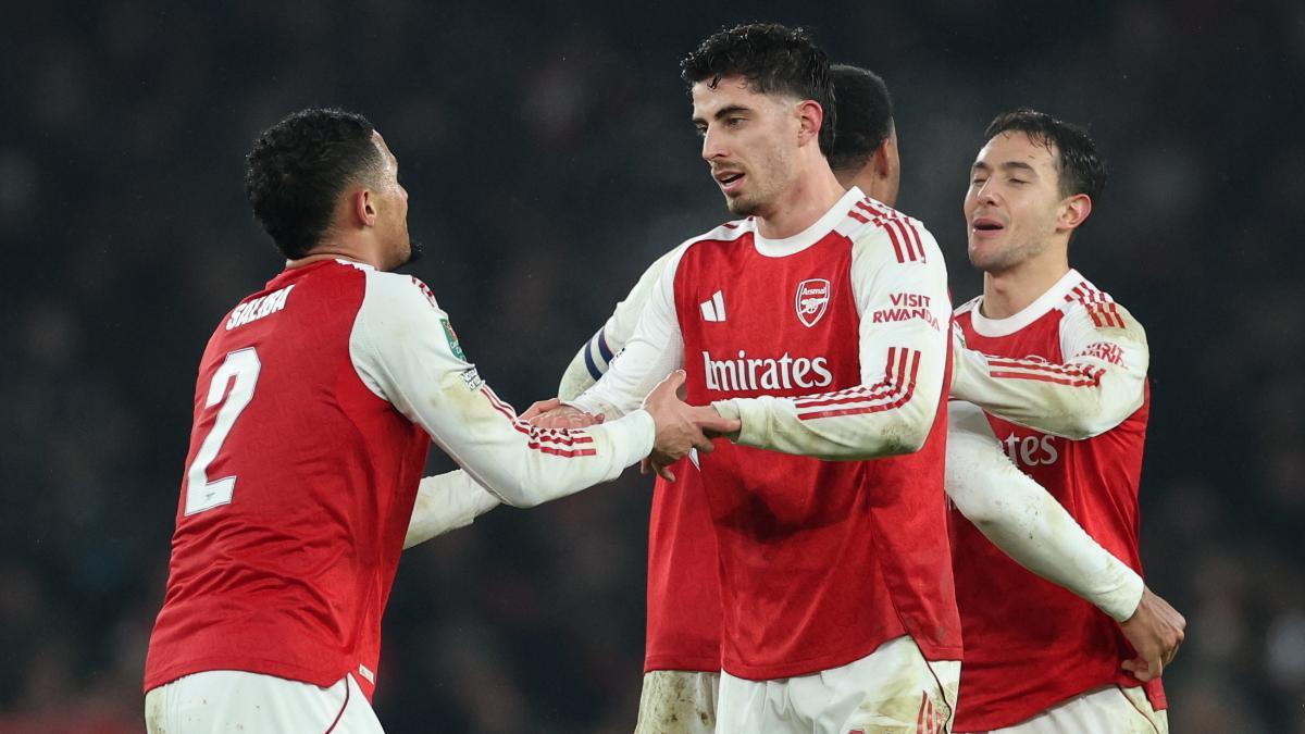 Kai Havertz sentenció el pase del Arsenal a la final de la EFL Cup