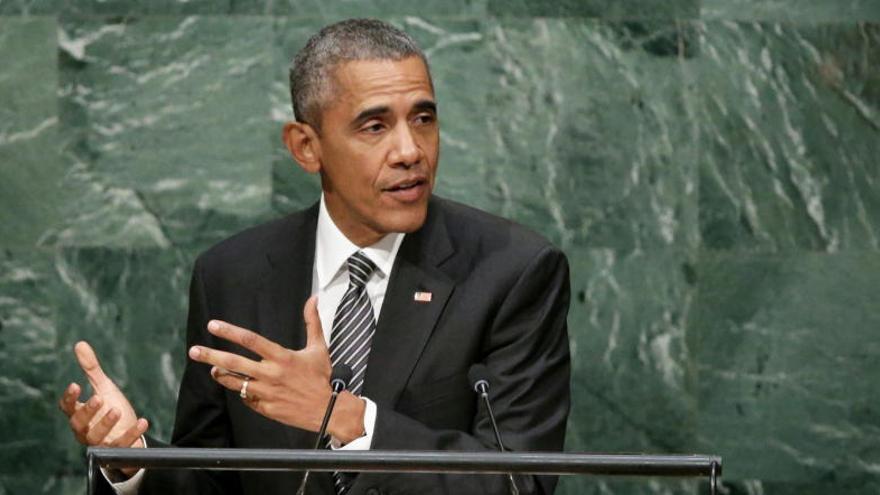 Obama durante su intervención ante la ONU.