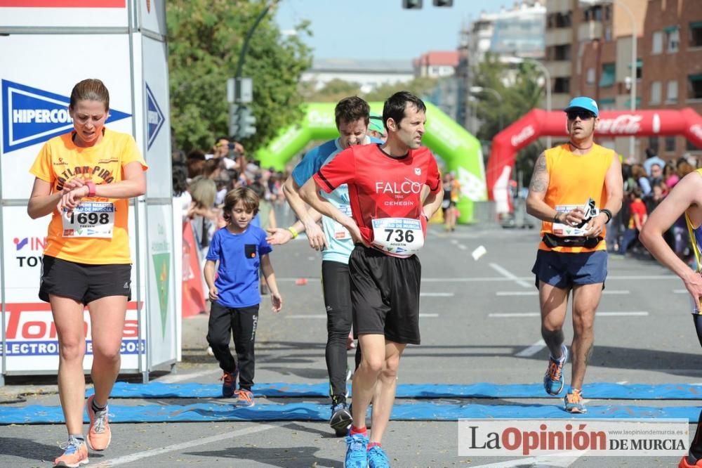 Media Maratón de Murcia: llegada (2ª parte)