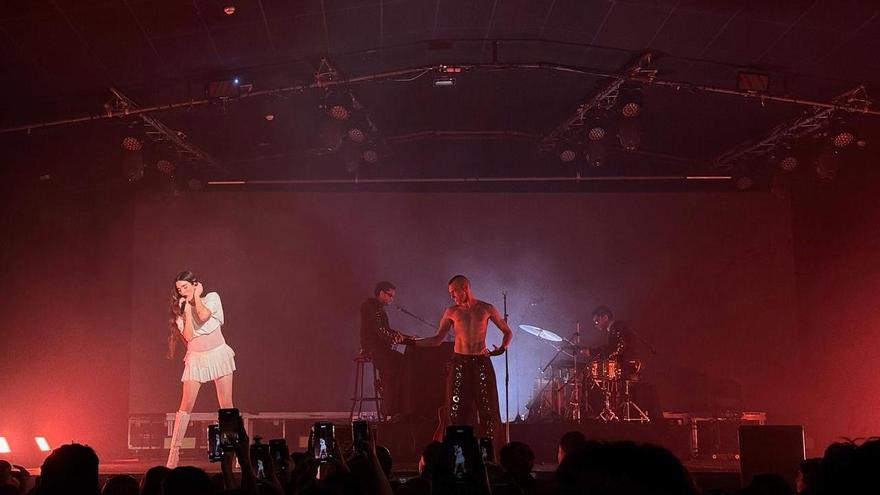 La cantante gaditana Judeline, en su concierto en la París 15