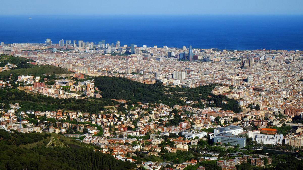 Vista panorámica de Barcelona