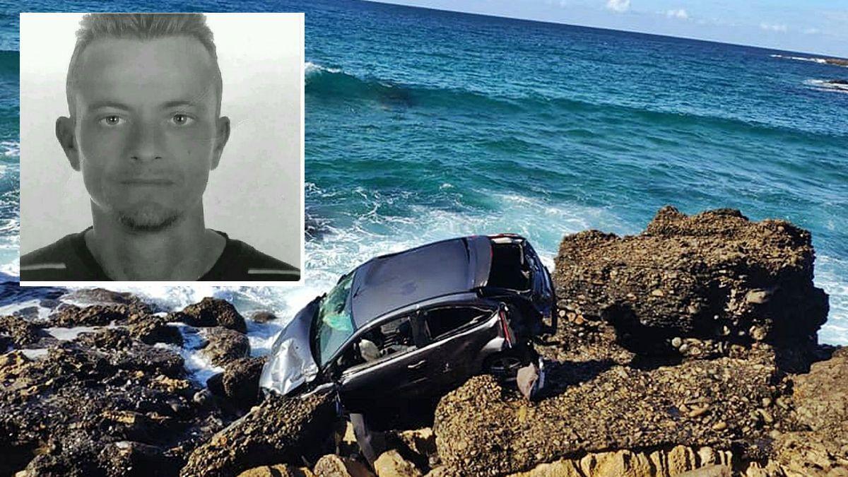 Uno de los cadáveres del coche despeñado en Fuerteventura tiene un tiro en la espalda
