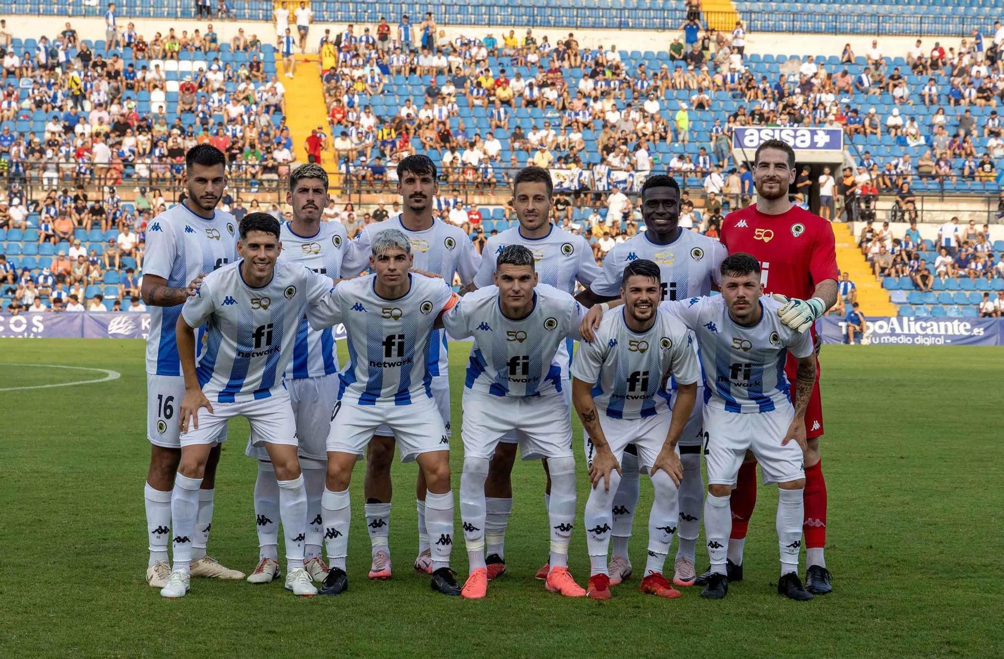 El Hércules celebra el 50 aniversario del Rico Pérez ganando el Trofeo Ciudad de Alicante ante el Alavés