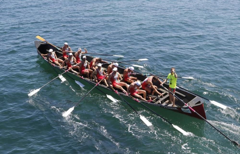 Las imágenes de la Bandera Femenina Concello de Vigo de traineras