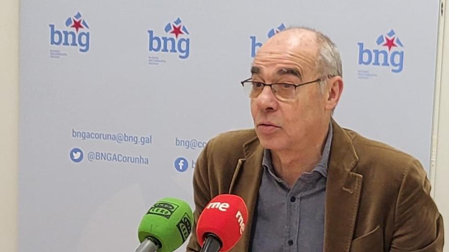 El portavoz municipal del BNG, Francisco Jorquera.