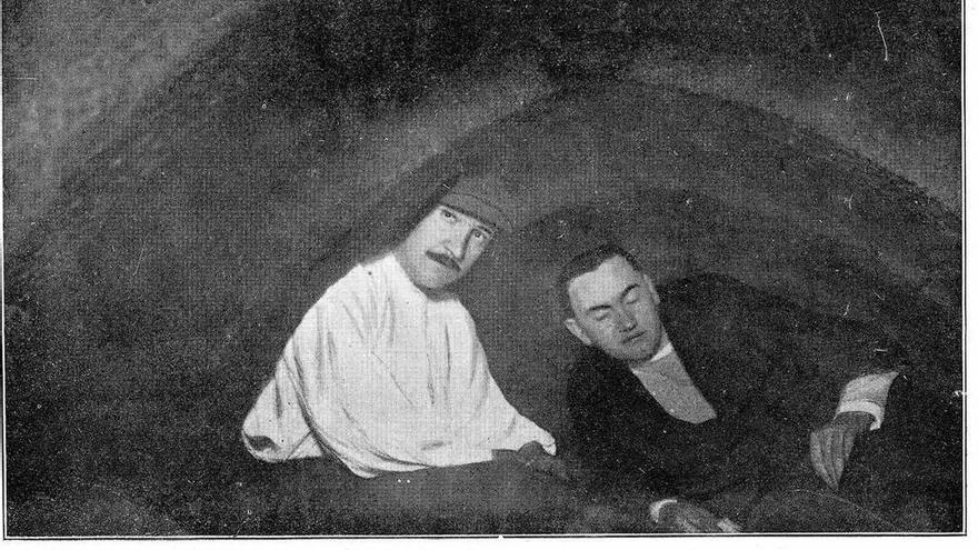 Expedición arqueolóxica no Hío en 1911