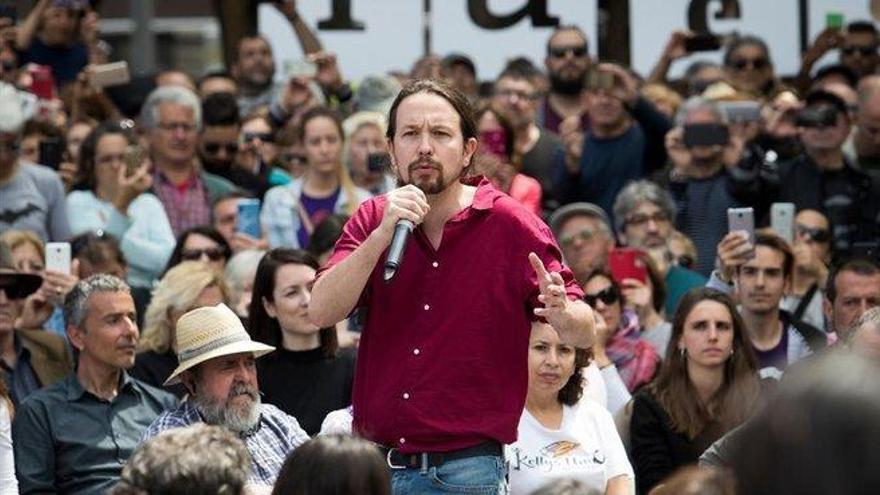 Iglesias mira con prudencia al PSOE a la espera del 26-M