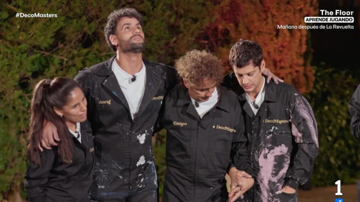 Isa Pantoja, Asraf Beno, Canco Rodríguez y Eduardo Casanova en 'DecoMasters'