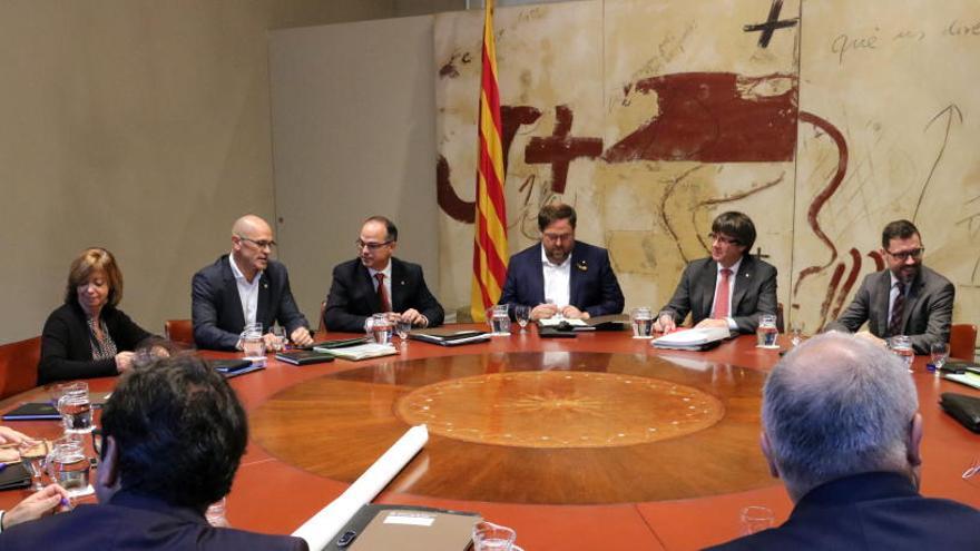 El consell executiu de la Generalitat, en una imatge de la setmana passada