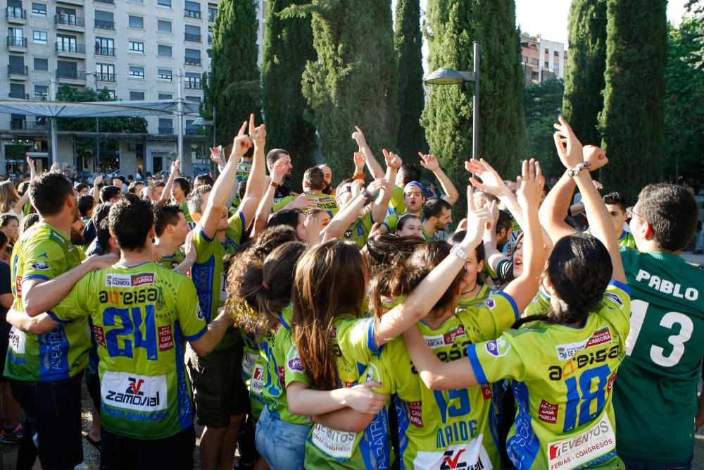 Zamora celebra el ascenso del MMT Seguros