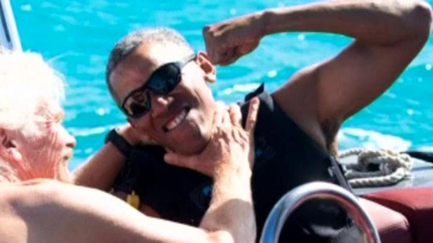 Obama se apunta al ‘Kitesurf’ en las Islas Vírgenes