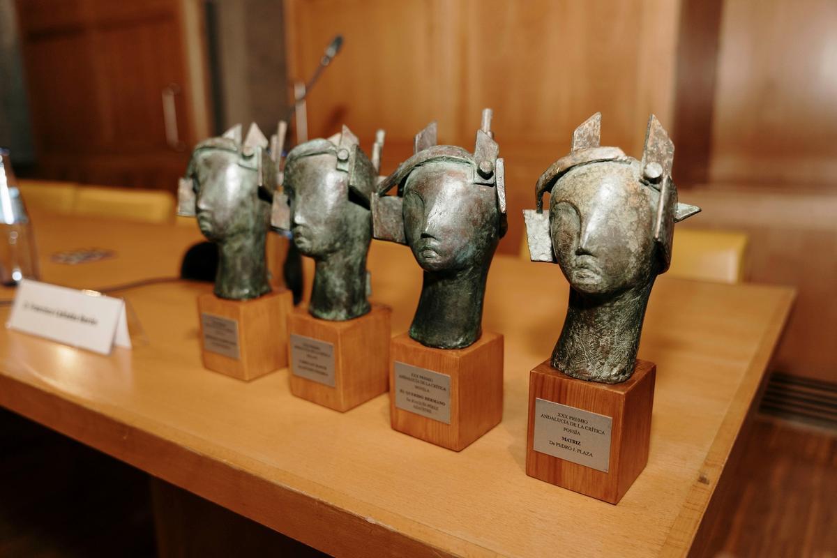 Estatuillas de los premios, en la pasada edición.