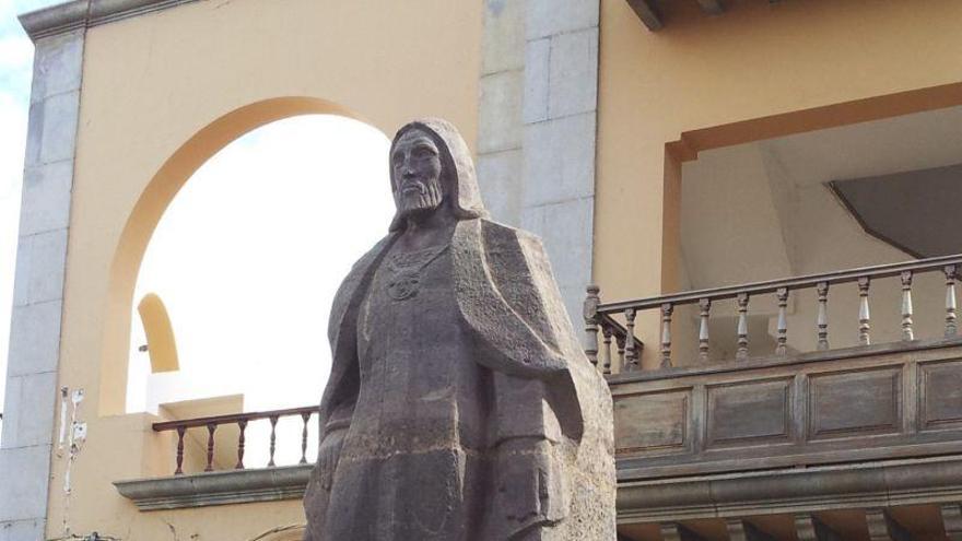 El busto a Guanarteme reina desde 1977 en Calatayud, pero, ¿estuvo allí?