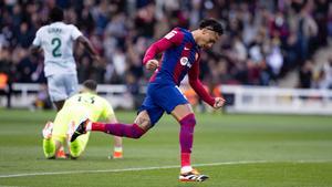 Raphinha, autor del gol que abrió el marcador en el Barça - Getafe