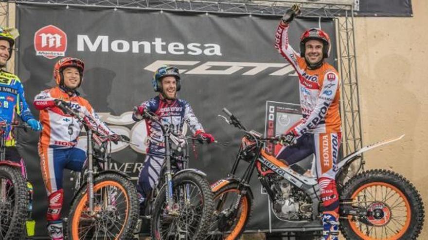 El pierenc Toni Bou, a la dreta, en una nova edició de la Montesada