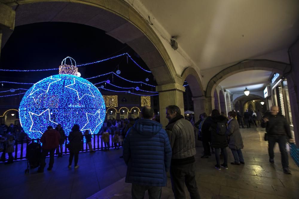 Luces de Navidad en Avilés