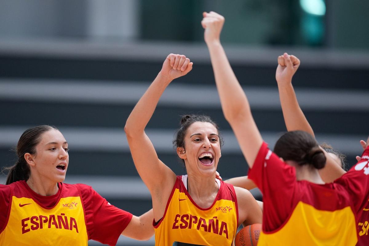 12/08/2026 Alba Torrens during the Media Day of the Spanish Women's National Basketball Team at Centro Deportivo Municipal Triangulo de Oro on August 12, 2026, in Madrid, Spain. DEPORTES Dennis Agyeman / AFP7 / Europa Press
