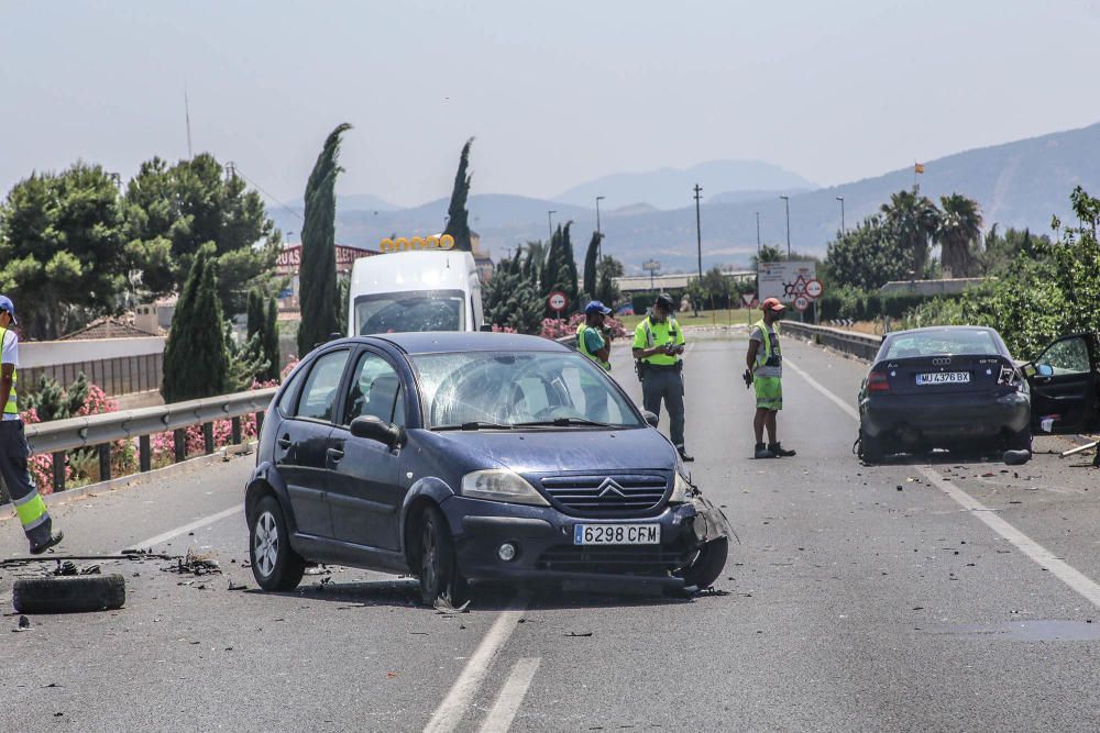 Ocho heridos en un accidente de tráfico en Callosa