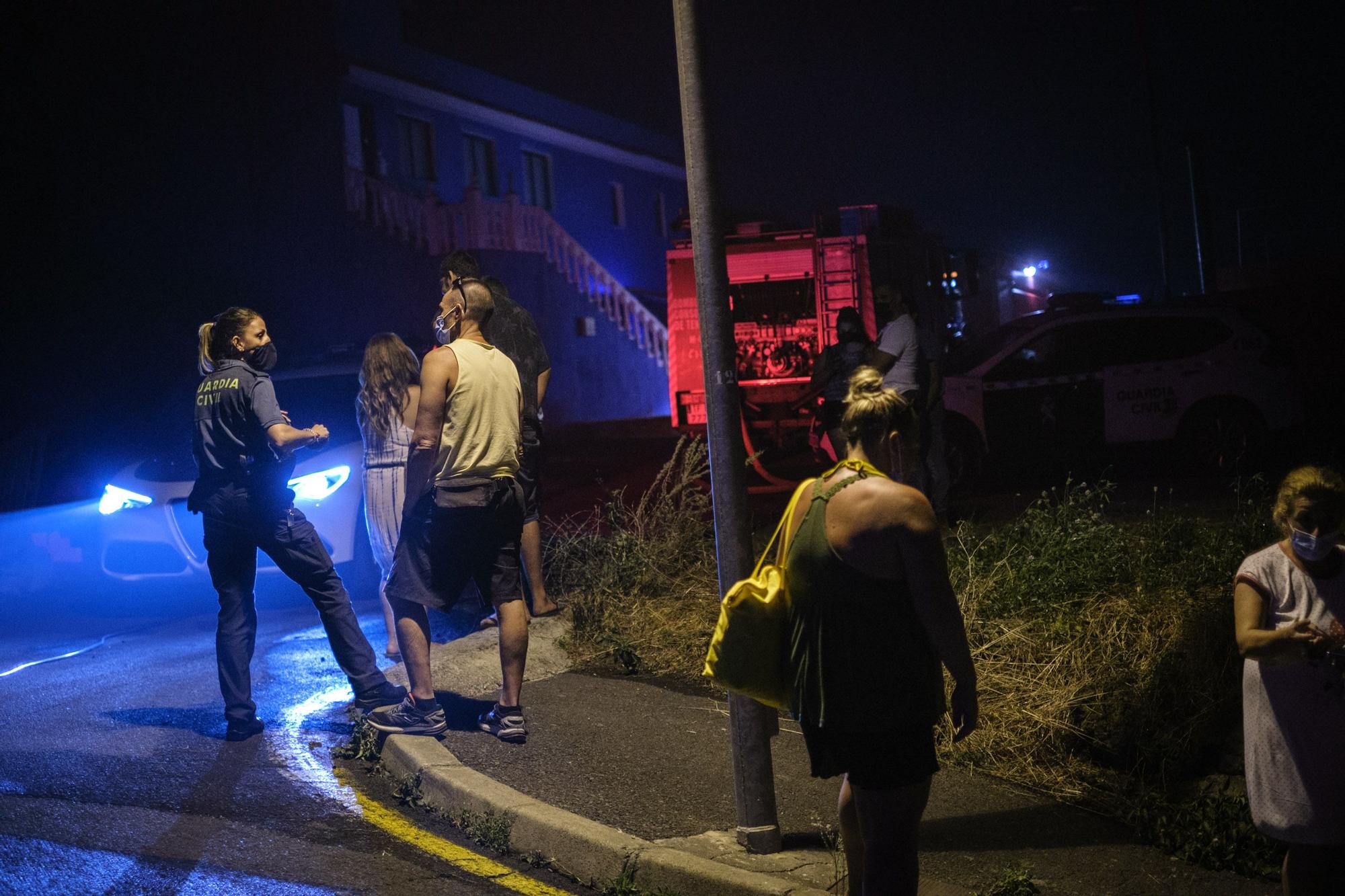 Incendio en La Orotava