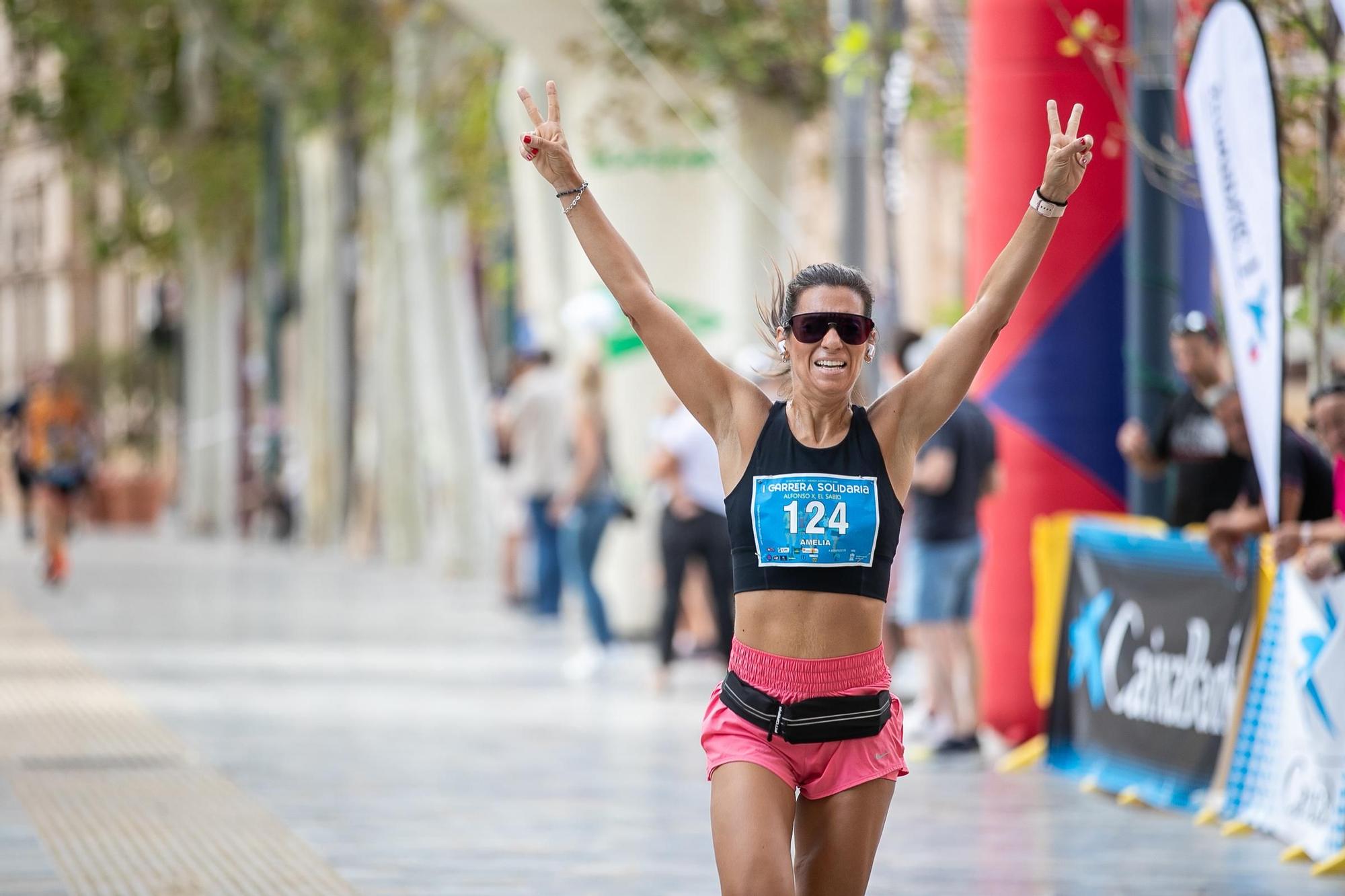 I Carrera Solidaria Alfonso X de Murcia, en imágenes