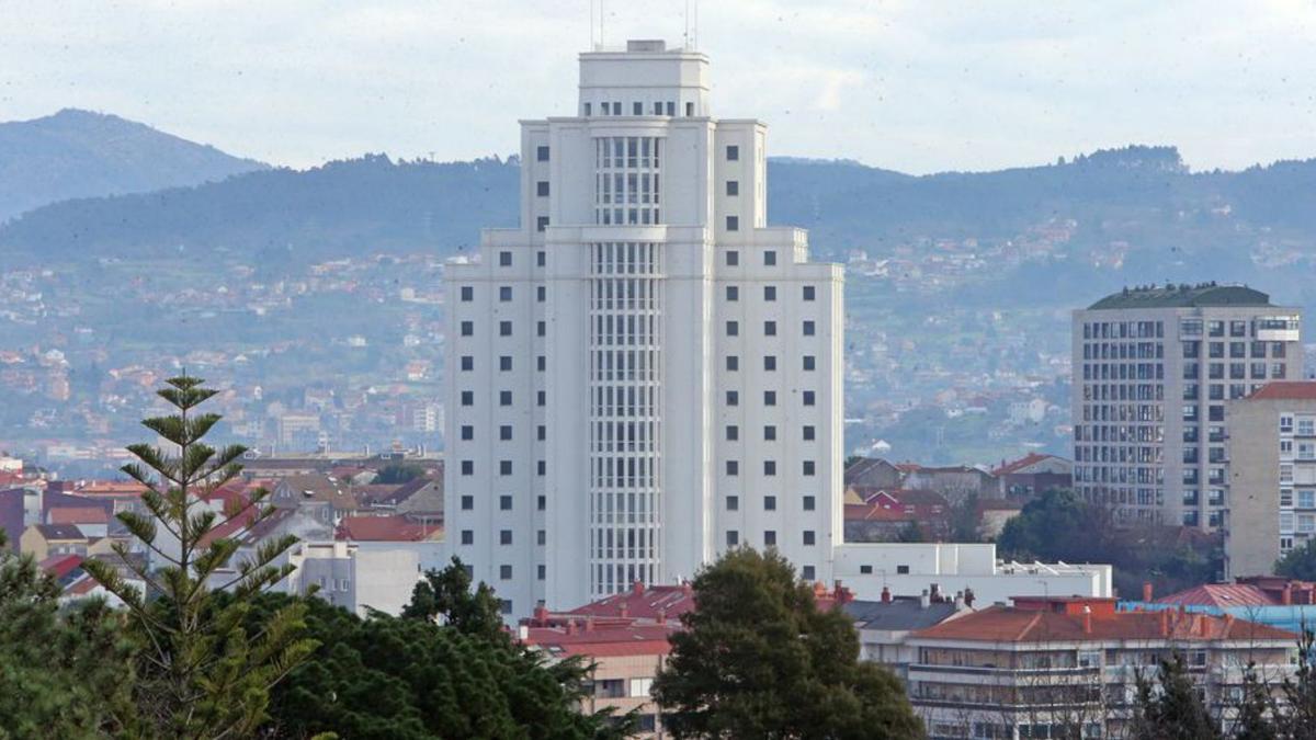 Vista exterior de la Cidade da Xustiza de Vigo.   | // MARTA G. BREA