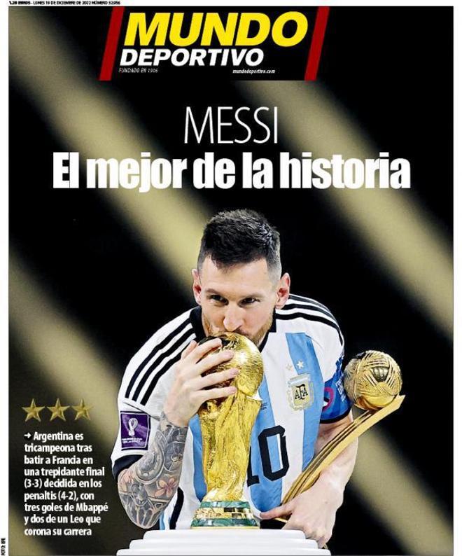 Para enmarcar: las portadas de todo el mundo se rinden a Messi