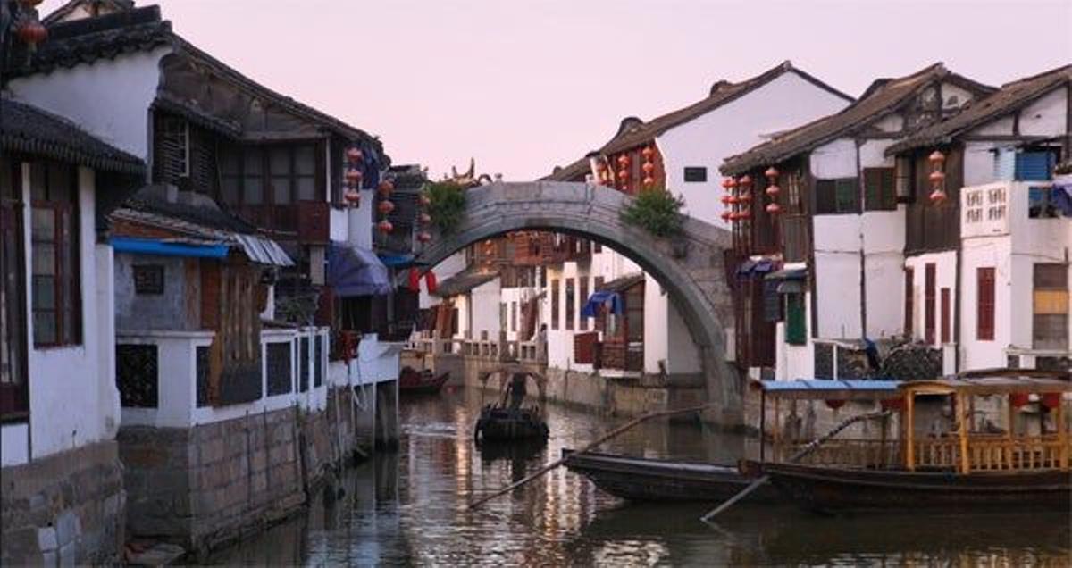 Zhujiajiao, por los canles del Yangtsé.