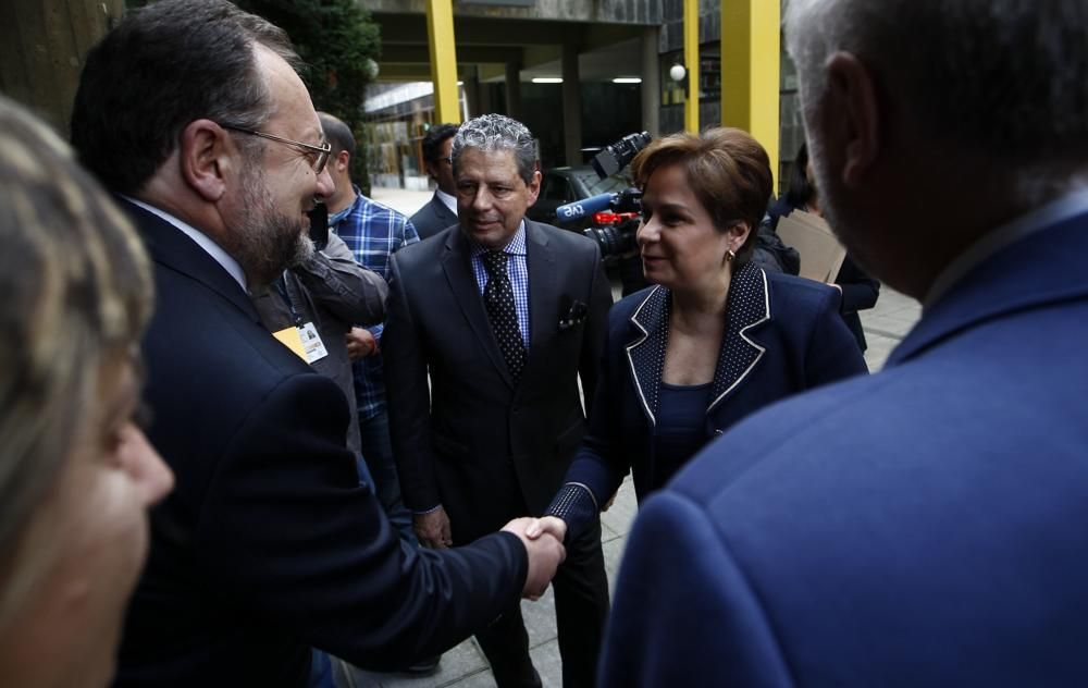 Conferencia de Patricia Espinosa en la Facultad de Económicas