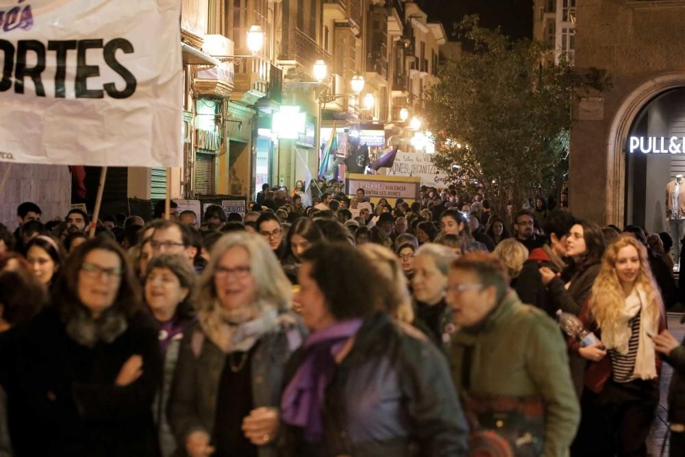 Manifestación por el Día de la Mujer Trabajadora en Palma