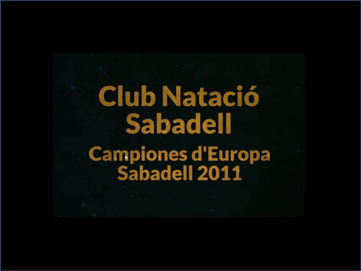 MOMENT#100FCN: El CN Sabadell, Campeón de Europa femenino de Waterpolo 2011
