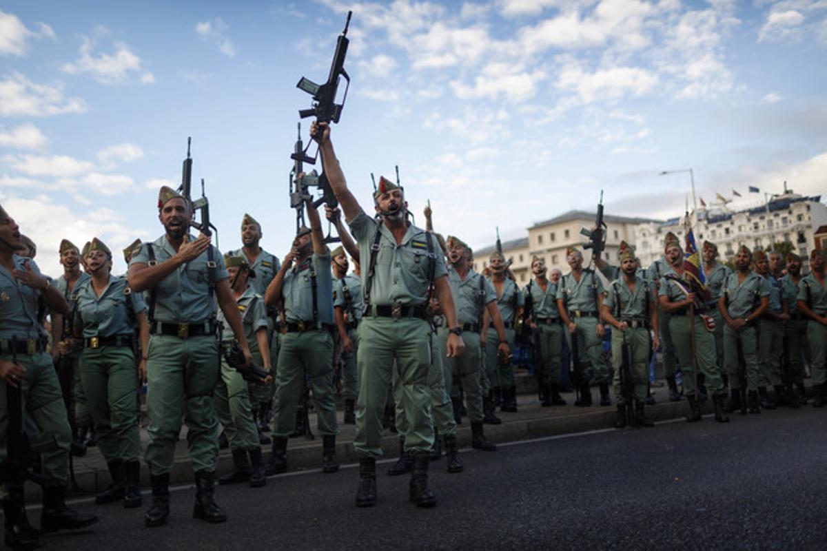 Foto de membres de la Legió