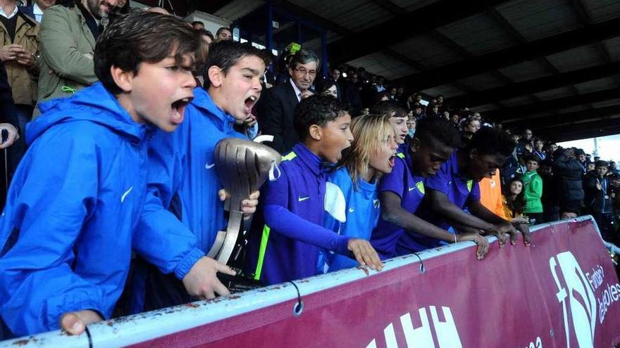 El Málaga es el último vencedor del torneo internacional Arousa Fútbol 7. // Iñaki Abella