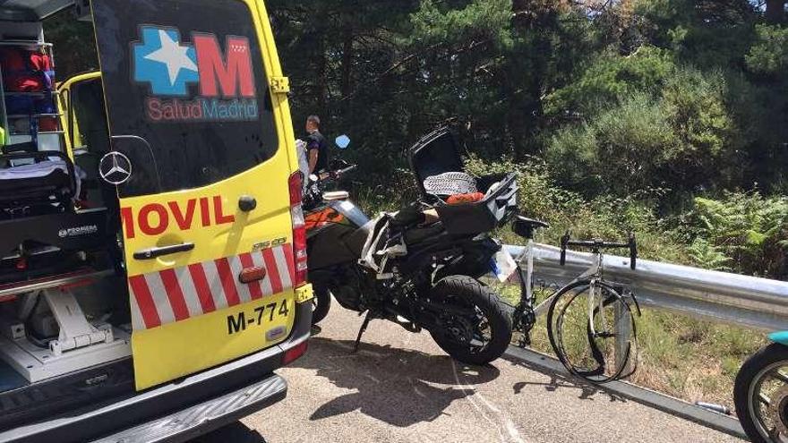 El siniestro ocurrió en el Puerto de Canencia. // 112 Comunidad de Madrid