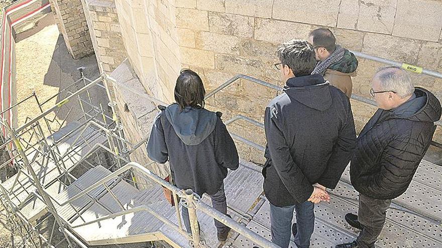 Morella habilita un nuevo acceso al castillo durante un año por las obras