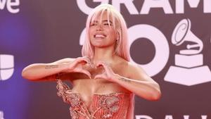 Karol G, en la gala de entrega de los Grammy Latinos 2023, en Sevilla.