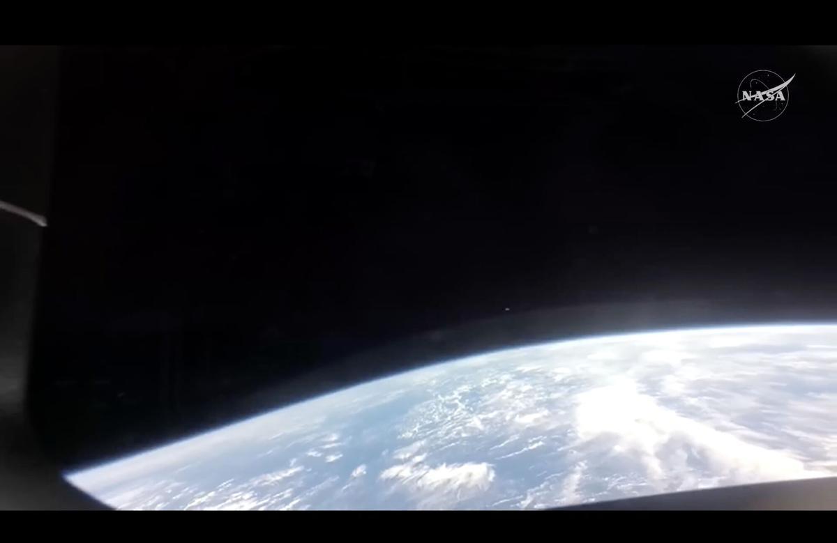 Así veían la tierra los astronautas de Artemis II desde la cápsula Orion, momentos antes de entrar en la atmósfera. Así veían la tierra los astronautas de Artemis II desde la cápsula Orion, momentos antes de entrar en la atmósfera.
