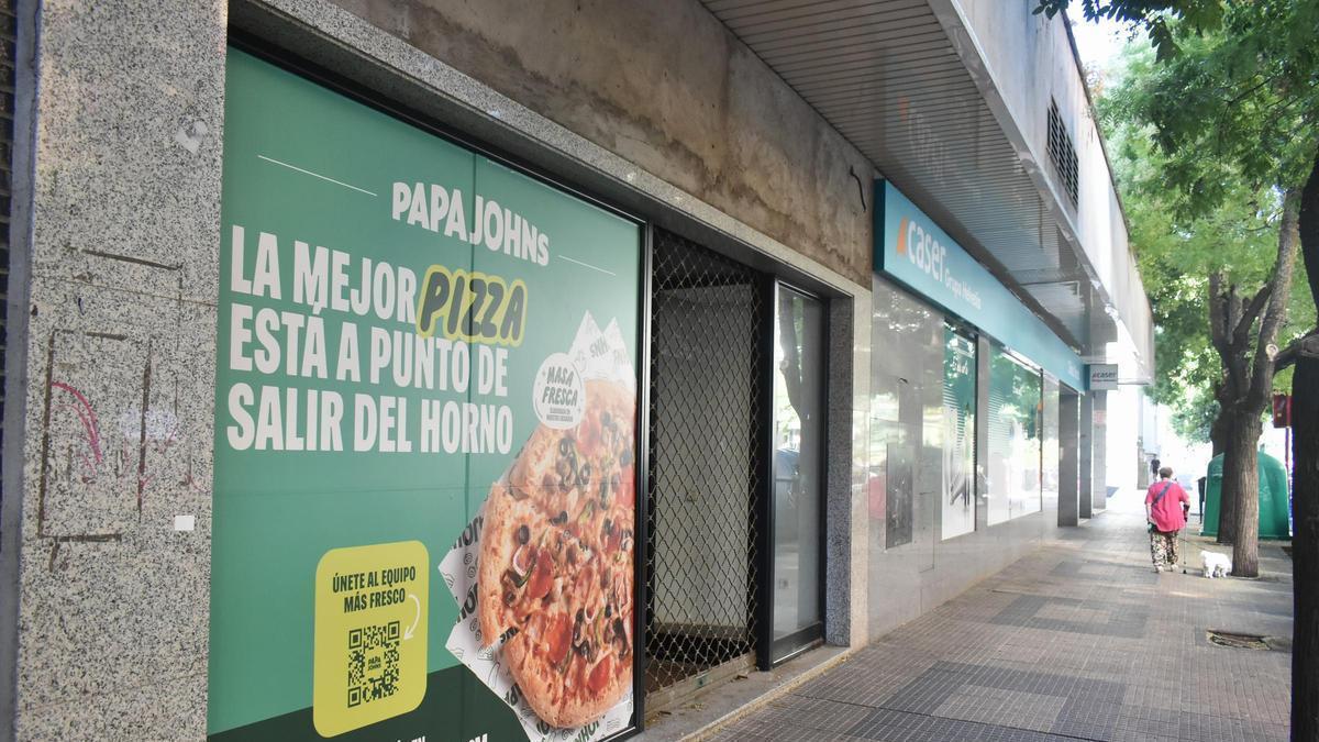 Futuro local de Papa John´s en Virgen de Guadalupe.
