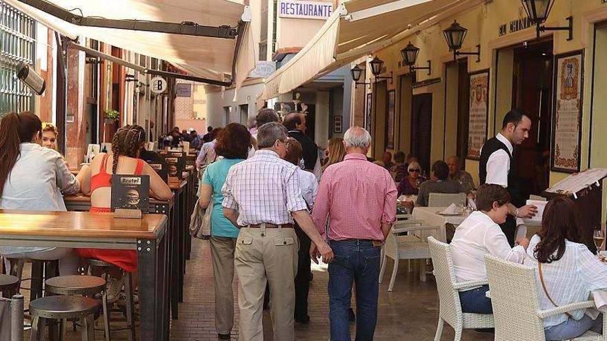 Terrazas hosteleras en Málaga.